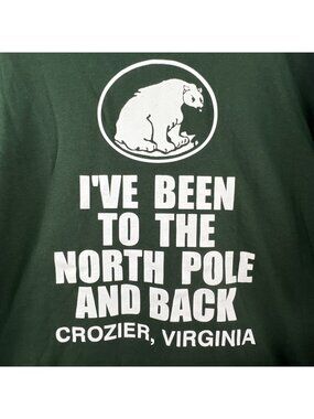The North Pole XL Crozier Virginia Goochland Green Long Sleeves T-Shirt Richmond